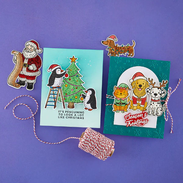 Simon Hurley Stamps & Dies Christmas Pets