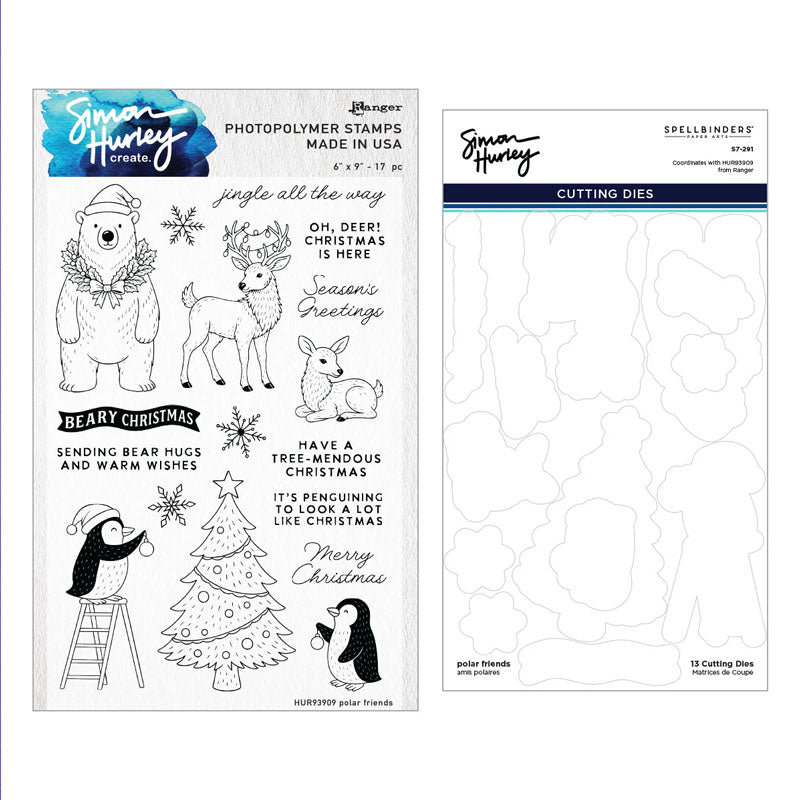 Simon Hurley Stamps & Dies Polar Friends