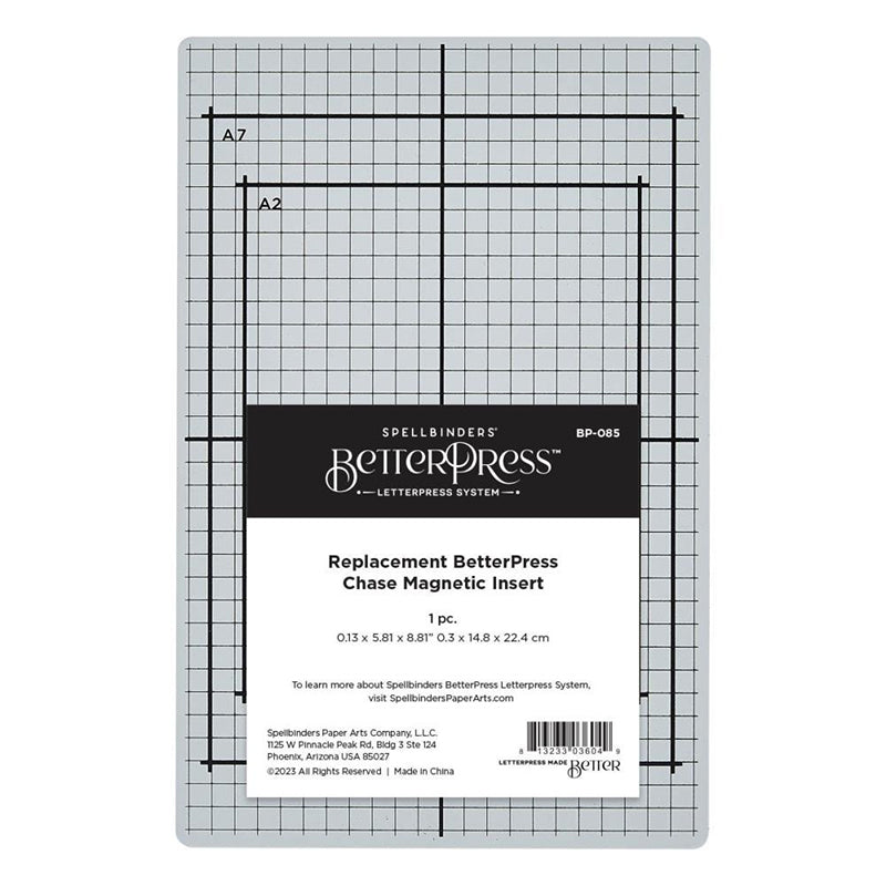 Spellbinders Betterpress Chase Magnetic Insert Replacement
