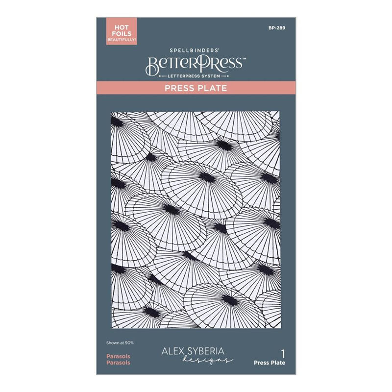 Spellbinders Press Plates Parasols