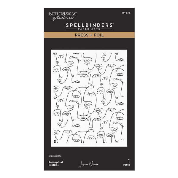 Spellbinders Press Plates Perceptual Profiles
