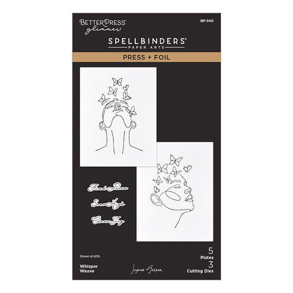 Spellbinders Press Plates & Dies Whisper Weave