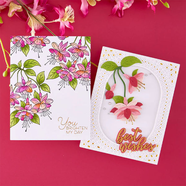 Spellbinders Press Plates Magical Fuchsia