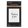 Spellbinders Press Plates Upright Italic Thinking Of You