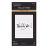 Spellbinders Press Plates Upright Italic Thank You!