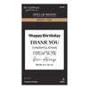 Spellbinders Press Plates Timeless Greetings