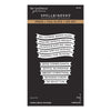 Spellbinders Press Plates Holiday Banner Greetings