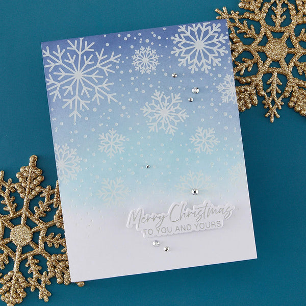 Spellbinders Press Plates Winter Peace