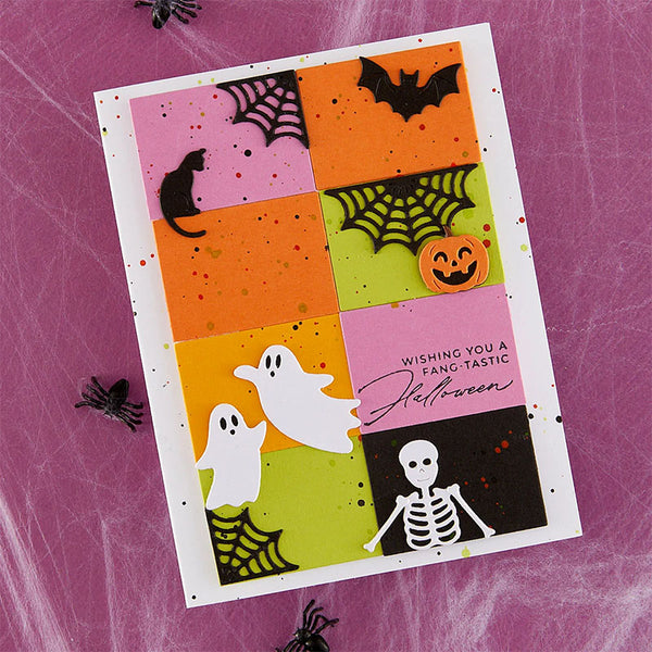 Spellbinders Press Plates Happy Halloween