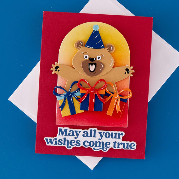 Spellbinders Press Plates Birthday Sentiments