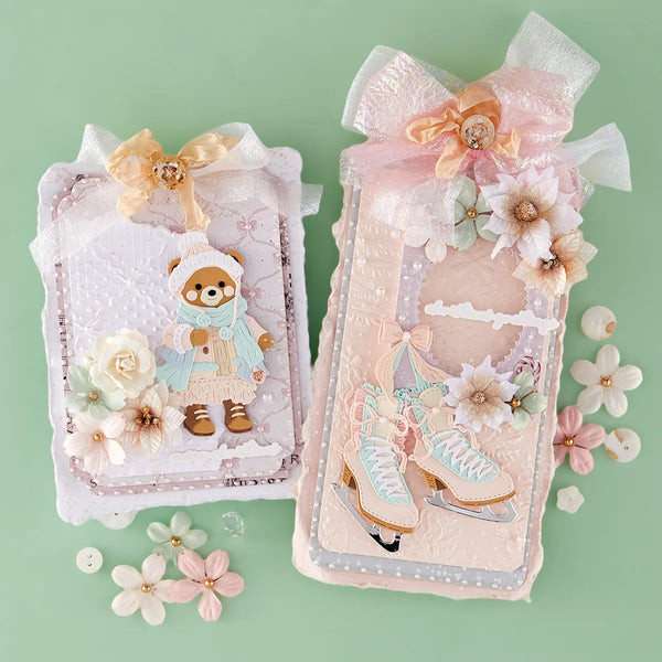 Spellbinders Press Plates Christmas Blush Sentiments