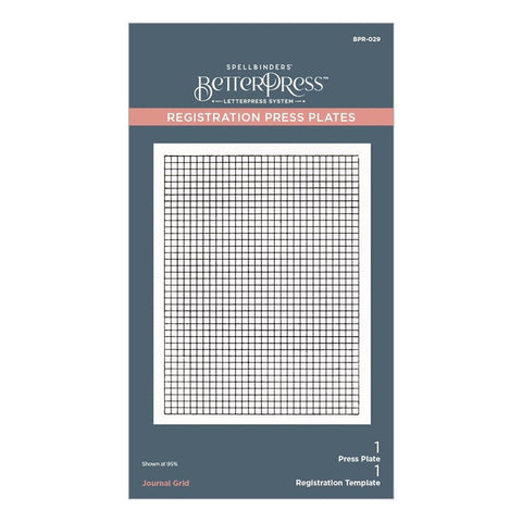 Spellbinders Press Plates Journal Grid