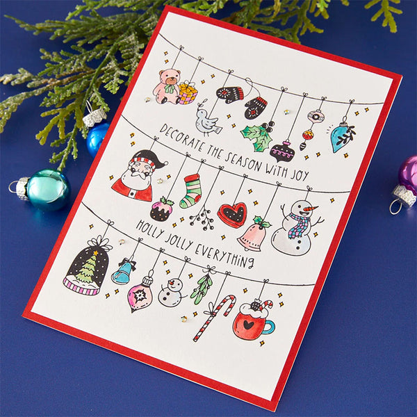 Spellbinders Press Plates Decorate the Season