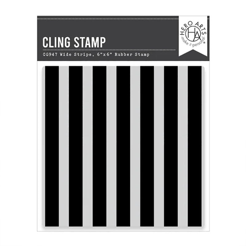 Hero Arts Cling Stamp Wide Stripe