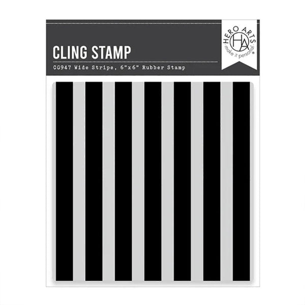 Hero Arts Cling Stamp Wide Stripe