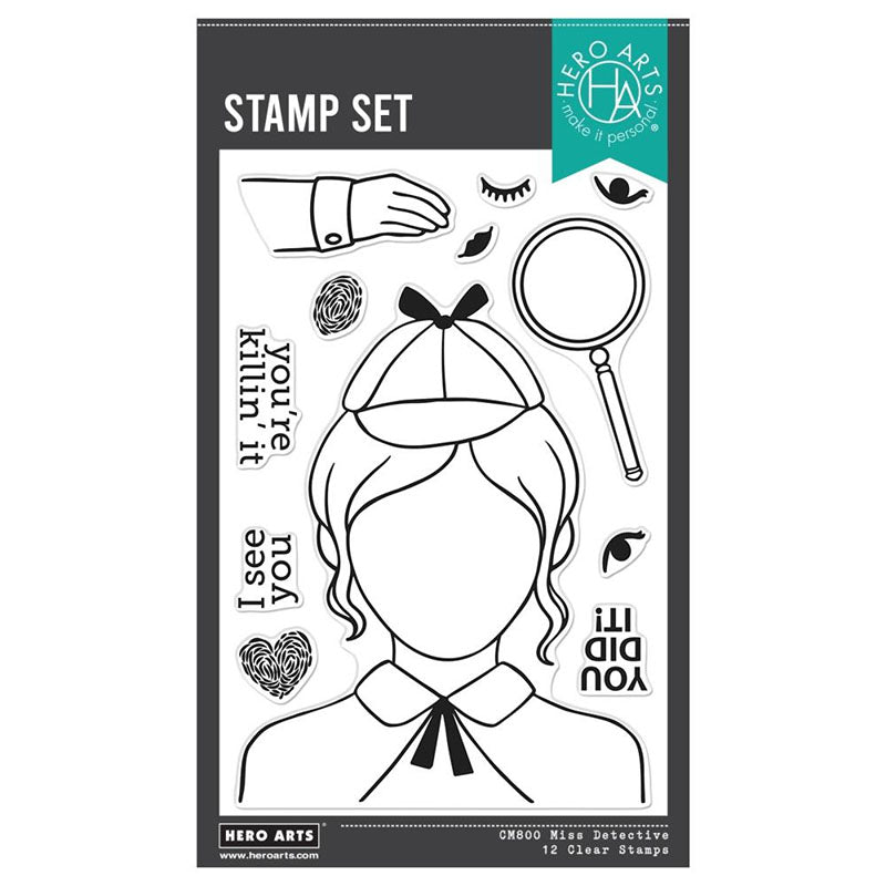 Hero Arts Clear Stamps Miss Detective