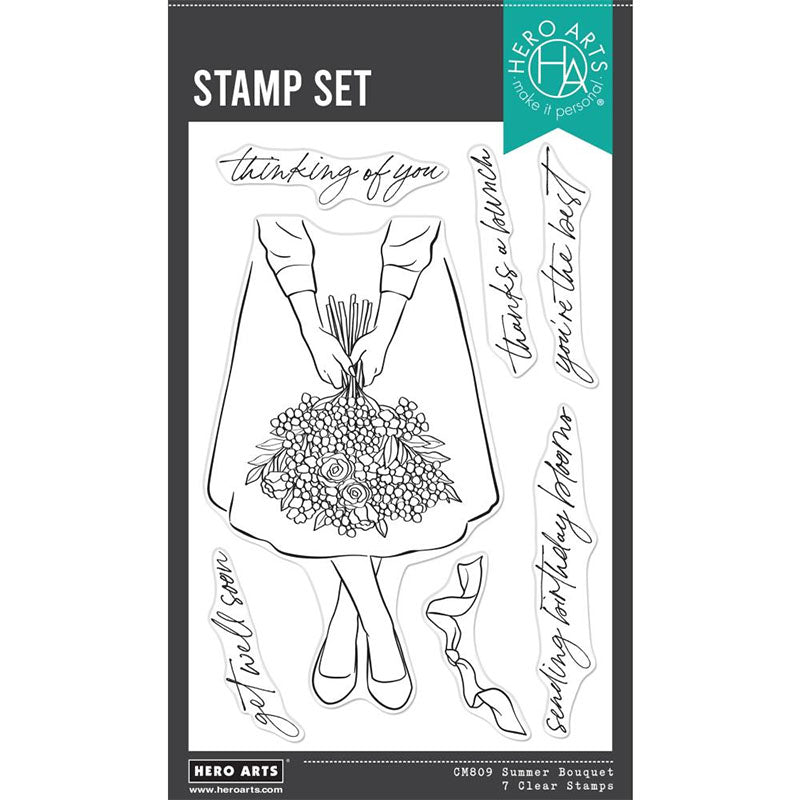 Hero Arts Clear Stamps Summer Blossoms