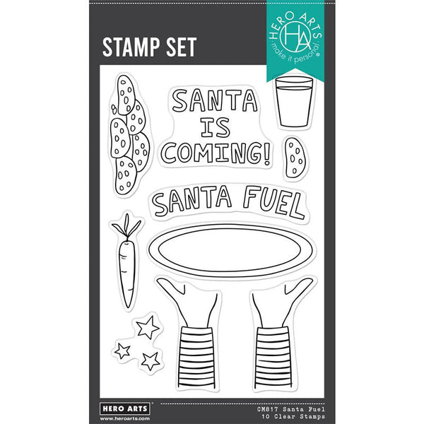 Hero Arts Clear Stamps Santa Fuel