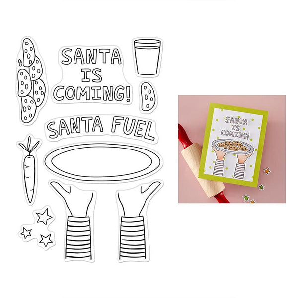 Hero Arts Clear Stamps Santa Fuel