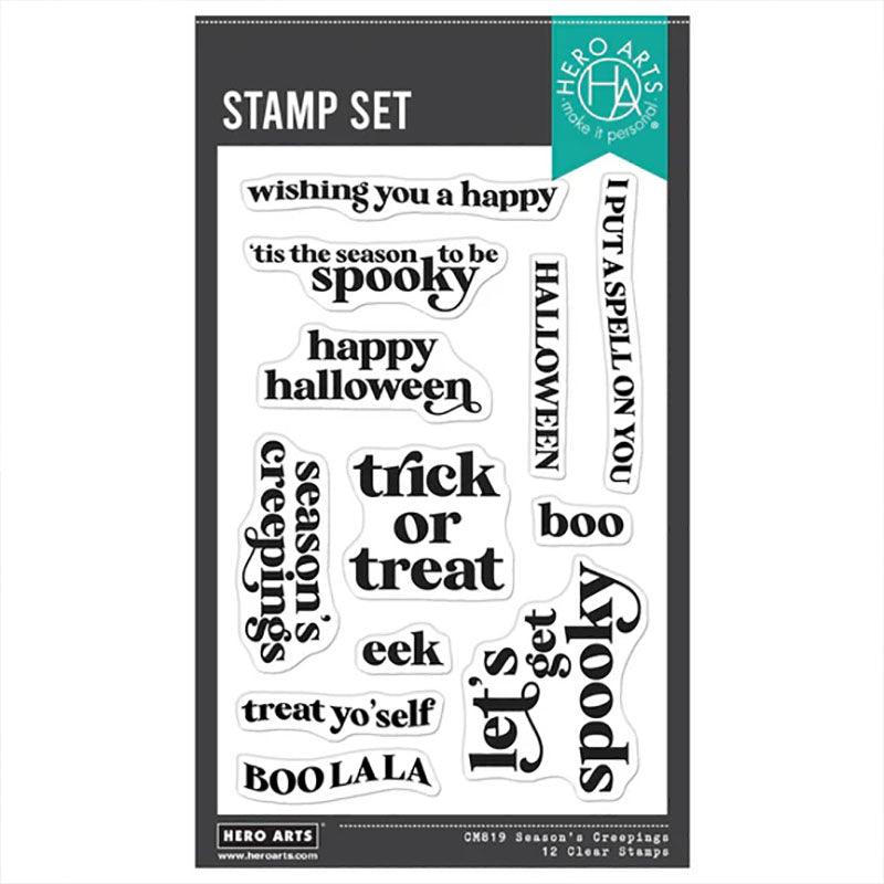 Hero Arts Clear Stamps Season's Creepings