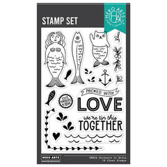 Hero Arts Clear Stamps Partners In Brine