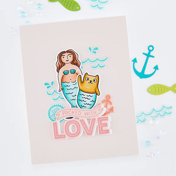 Hero Arts Clear Stamps Partners In Brine