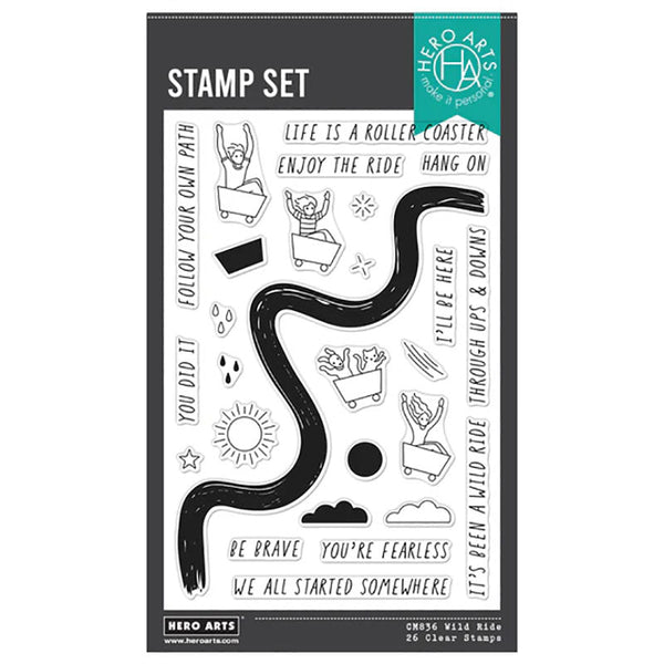 Hero Arts Clear Stamps Wild Ride