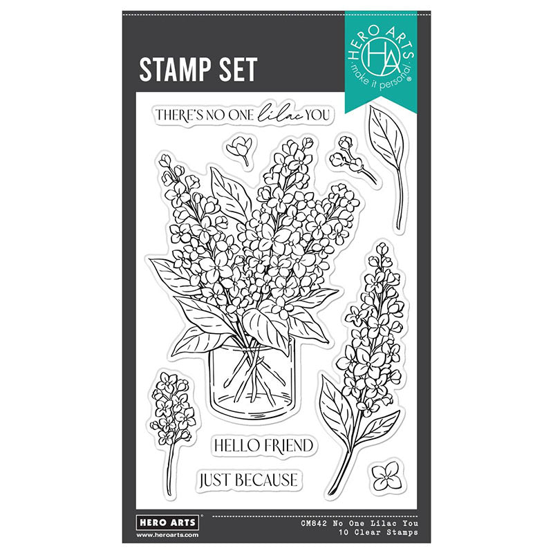 Hero Arts Clear Stamps No One Lilac You