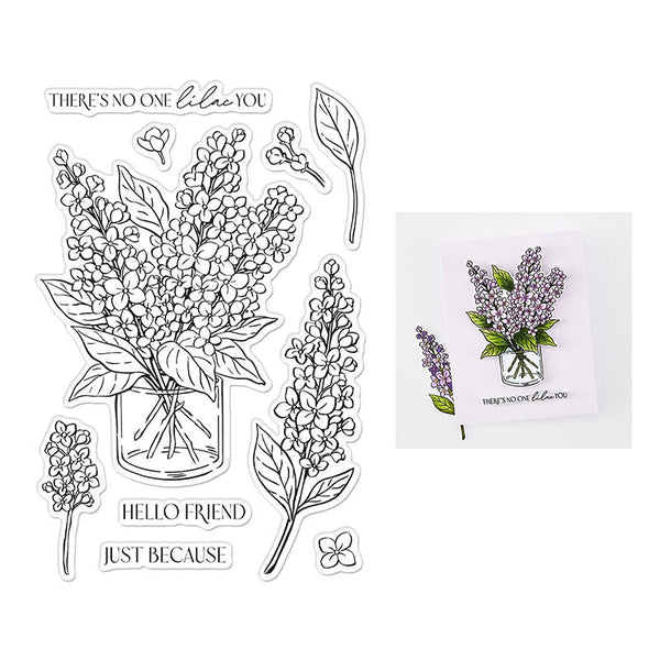 Hero Arts Clear Stamps No One Lilac You