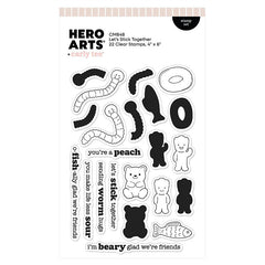 Hero Arts Clear Stamps Let's Stick Together