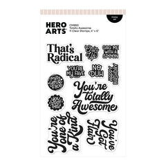 Hero Arts Clear Stamps Totally Awesome