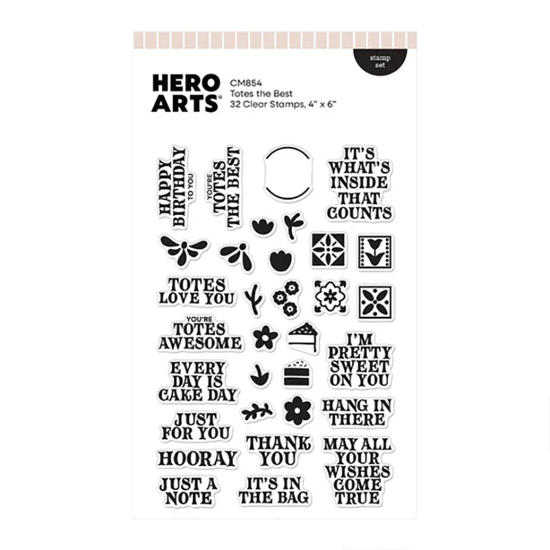 Hero Arts Clear Stamps Totes The Best