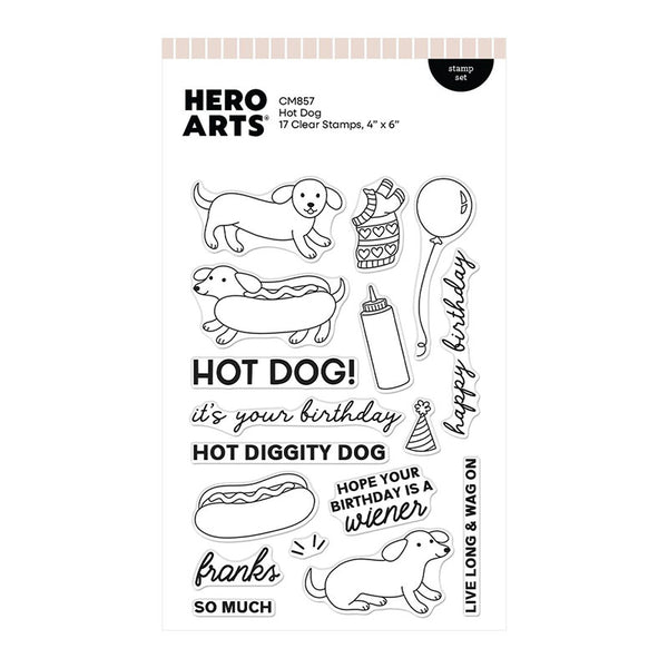 Hero Arts Clear Stamps Hot Dog