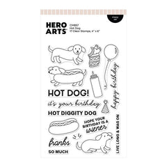 Hero Arts Clear Stamps Hot Dog