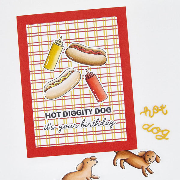 Hero Arts Clear Stamps Hot Dog