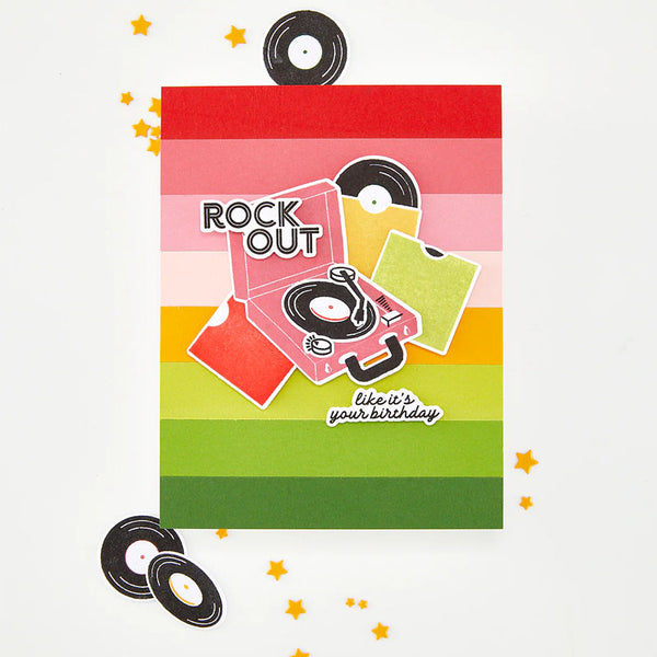 Hero Arts Clear Stamps Vintage Vinyl
