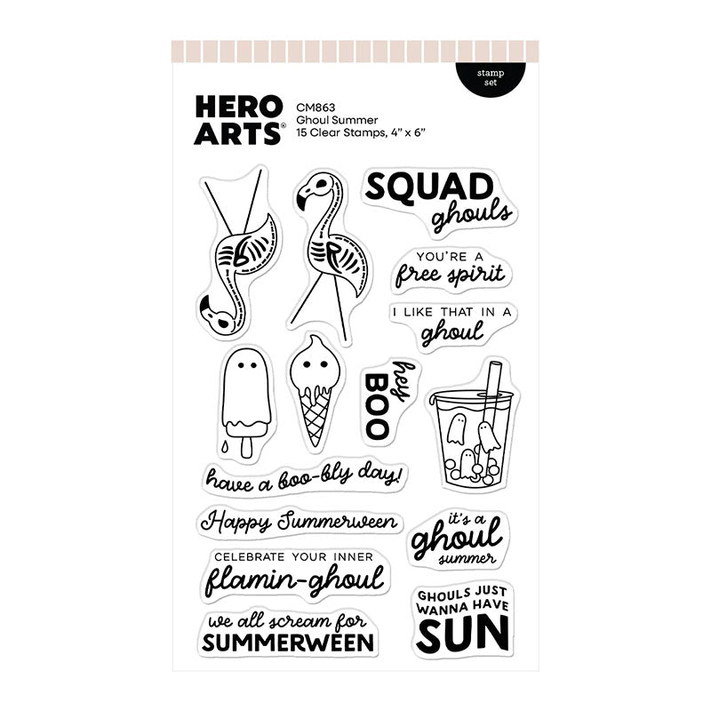Hero Arts Clear Stamps Ghoul Summer
