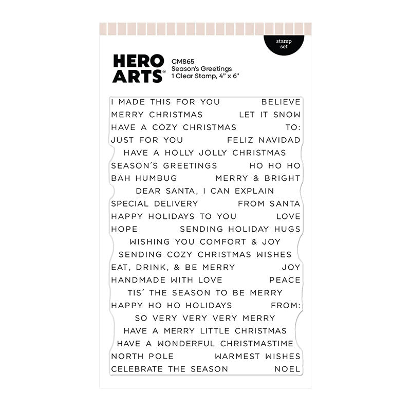Hero Arts Clear Stamps Season's Greetings