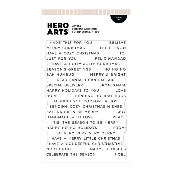Hero Arts Clear Stamps Season's Greetings