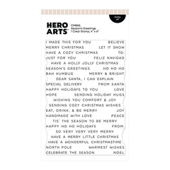 Hero Arts Clear Stamps Season's Greetings