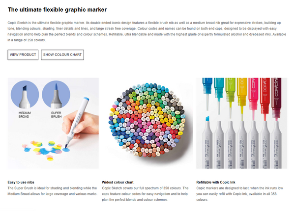 COPIC Sketch Marker Set 36 Basic