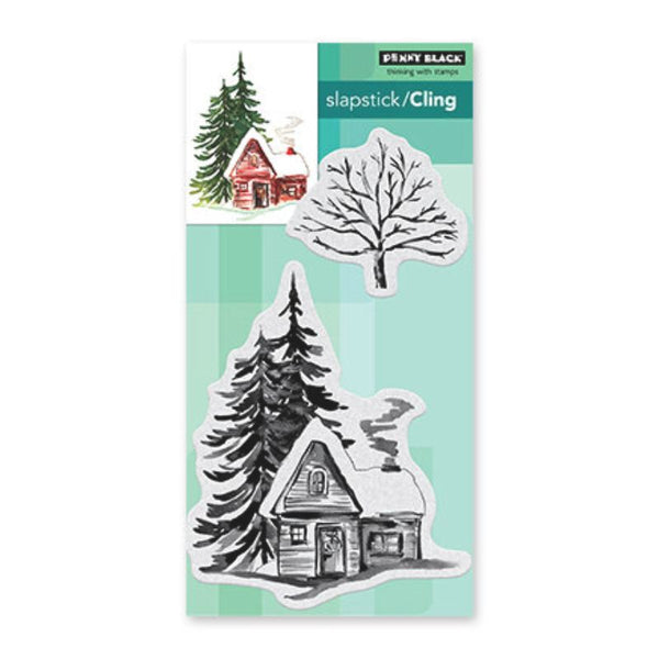 Penny Black Cling Stamps Cozy Cabin