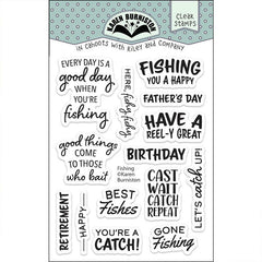 Karen Burniston Clear Stamps Fishing Phrases