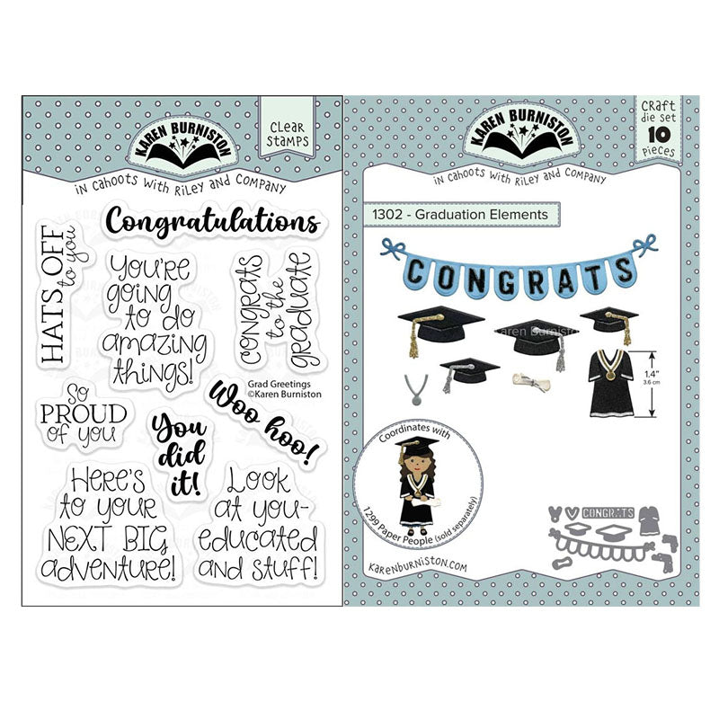 Karen Burniston 2pc Graduation Elements