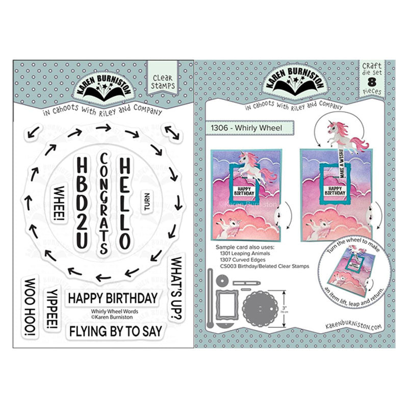 Karen Burniston 2pc Whirly Wheel