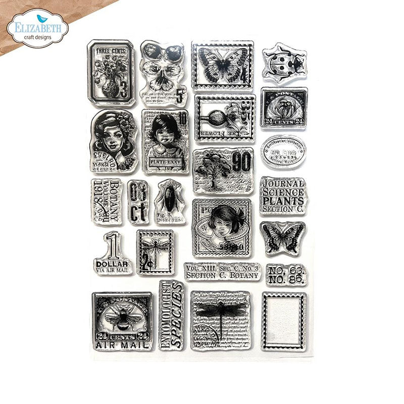 Elizabeth Crafts Clear Stamps Postage Stamps 3