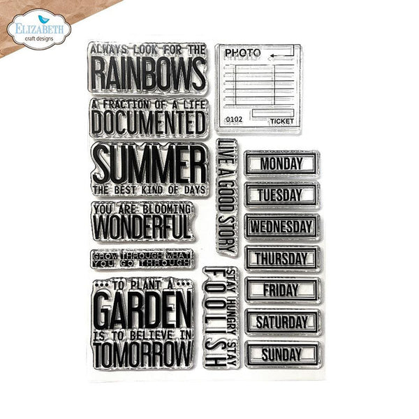 Elizabeth Crafts Clear Stamps Best Kind Of Days
