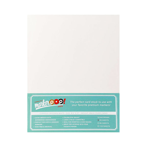 Curious Cryogen White Paper 8.5x11 1 Sheet