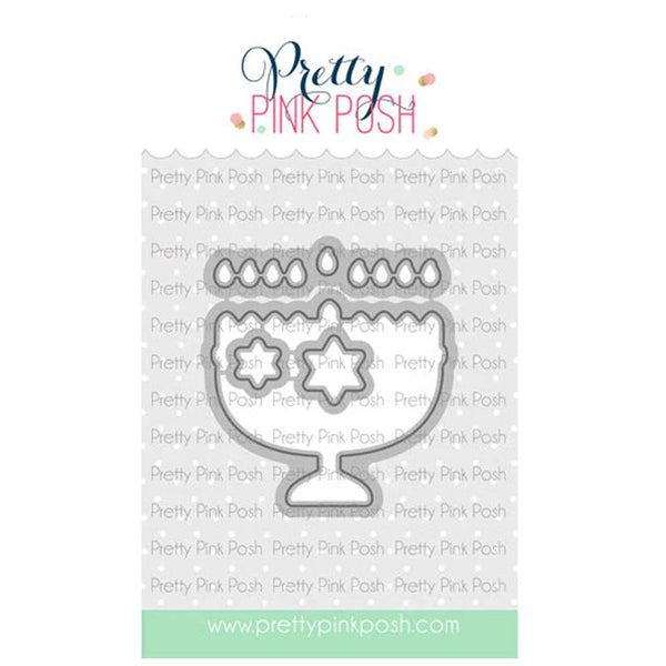 Pretty Pink Posh Dies Happy Hanukkah