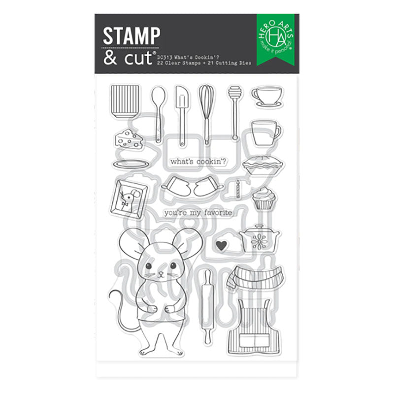 Hero Arts Stamps & Dies Whats Cookin'?